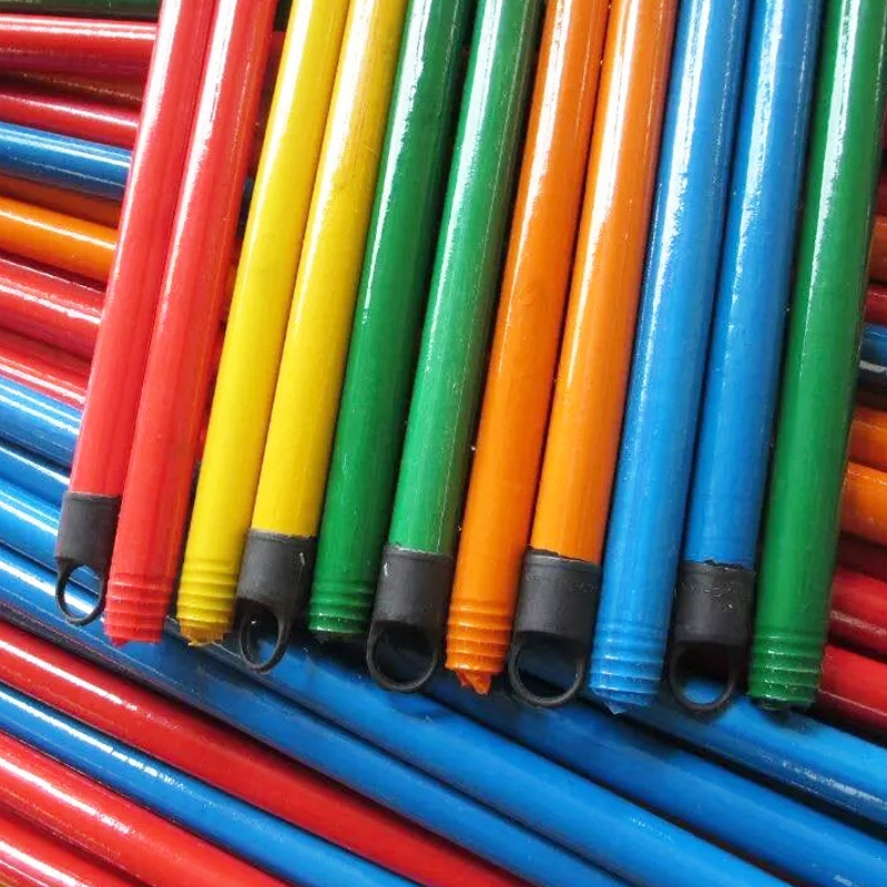 PVC Coated Wooden Broom Stick